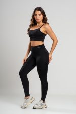 Conjunto Feminino Fitness Legging e Top Preto - Image 4