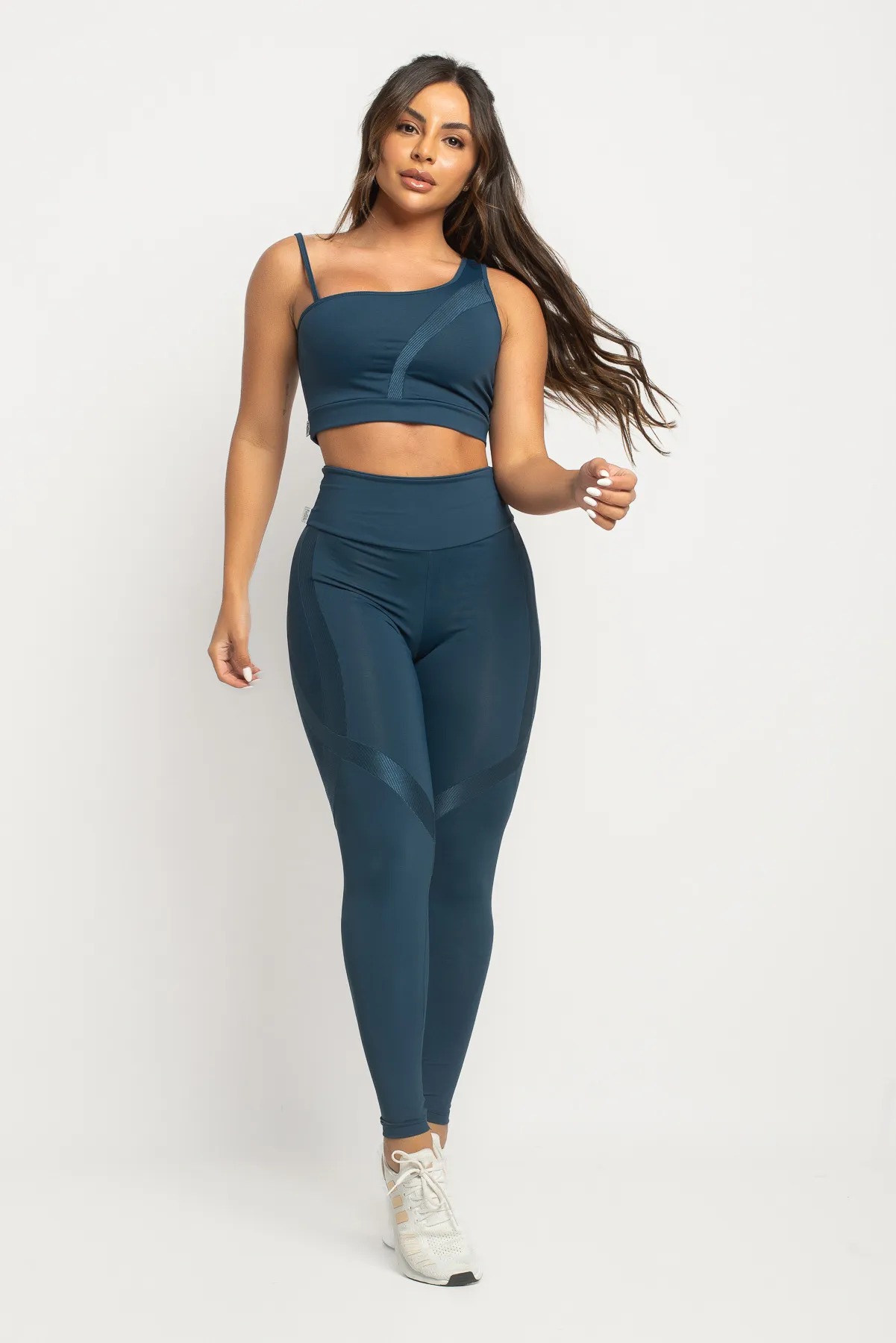 CONJUNTO FITNESS MARINHO CLASSIC (TOP+CALÇA) - Image 1