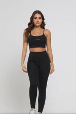 Conjunto Feminino Fitness Legging e Top Preto - Image 6
