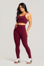 Conjunto Feminino Fitness Legging e Top Bordô - Image 7